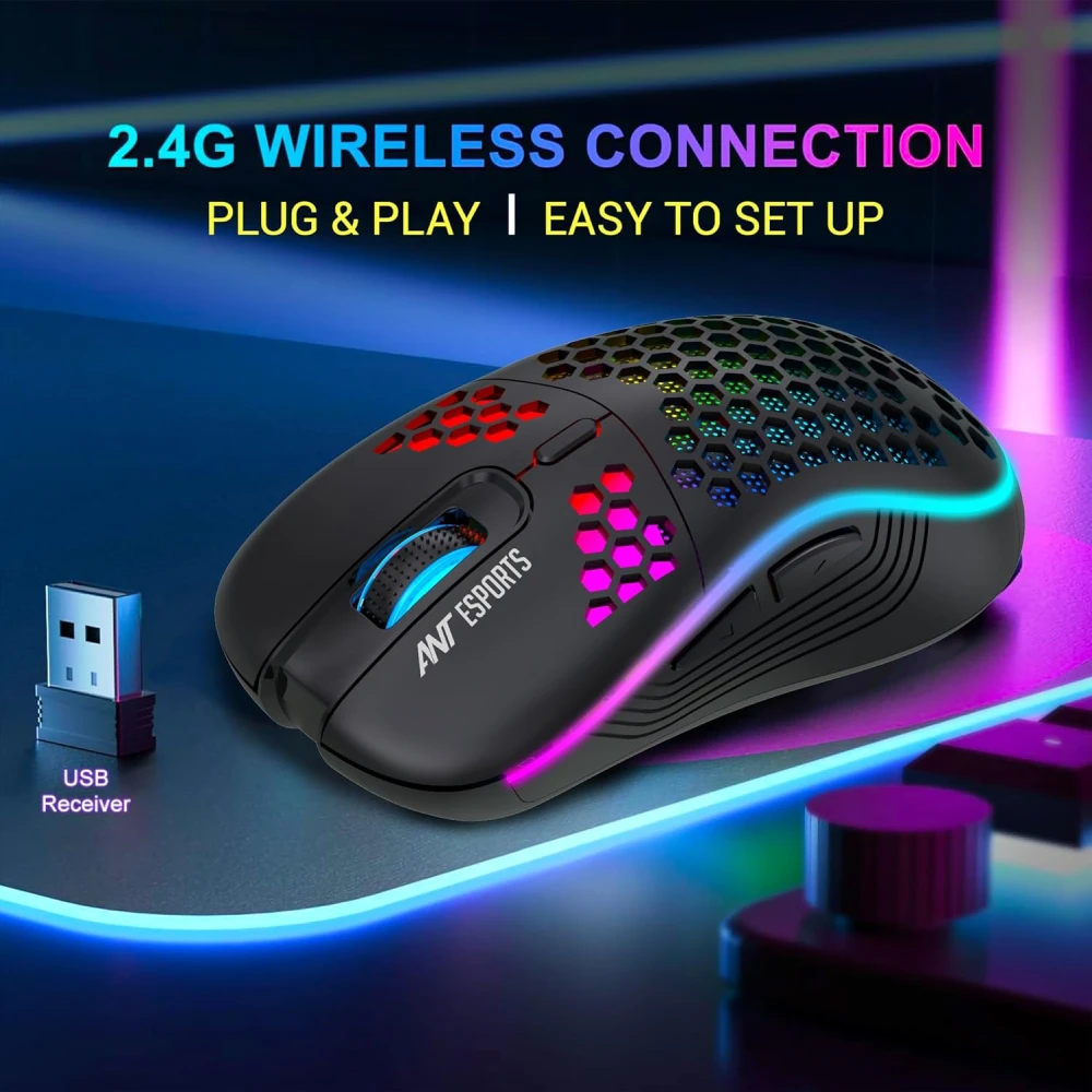 Ant Esports Wireless Gaming Mouse RGB (GM690 PRO) view 5